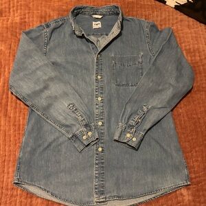 Zara Light Blue Casual Button Down Shirt
